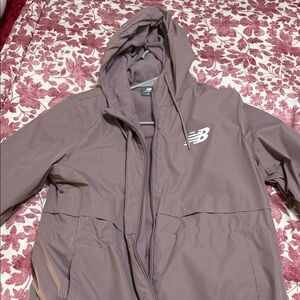 New Balance Dusty Pink Hooded Jacket
